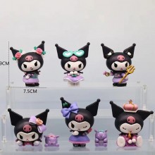 Kuromi birthday party anime figures set(6pcs a set...