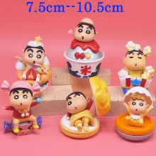 Crayon Shin-chan anime figures set(6pcs a set)(OPP...