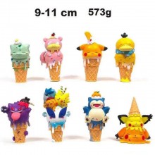 Pokemon ice cream anime figures set(8pcs a set)(OP...