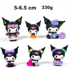 Kuromi figures set(6pcs a set)(OPP bag)