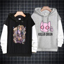 JoJo's Bizarre Adventure anime fake two pieces thin cotton hoodies