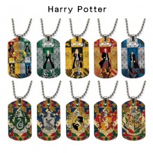 Harry Potter dog tag military army necklace