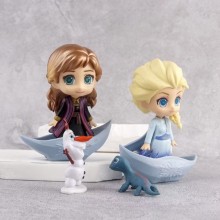 Frozen Elsa Anna anime figures set(2pcs a set)(OPP bag)