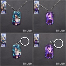 Genshin Impact game key chain/necklace