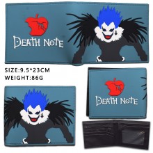 Death Note anime PVC silicone wallet