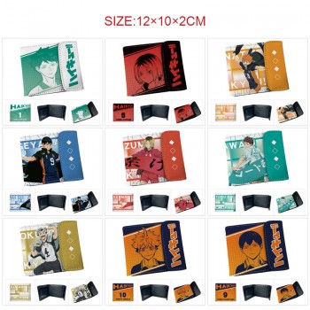 Haikyuu anime snap wallet buckle purse