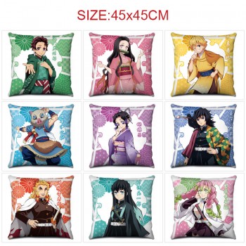 Demon Slayer anime two-sided pillow 45*45cm