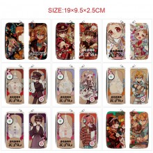 Toilet-bound Hanako-kun anime long zipper wallet p...