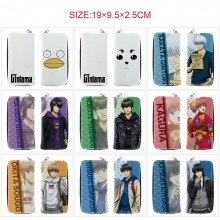 Gintama anime long zipper wallet purse