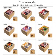 Chainsaw Man anime wooden music box