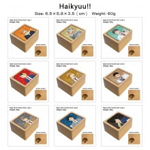 Haikyuu anime wooden music box