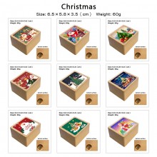Christmas wooden music box