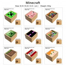 Minecraft game wooden music box