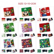 Super Mario anime snap wallet buckle purse