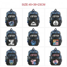 Stitch anime nylon backpack bags