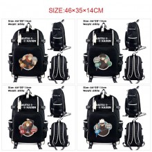 Jujutsu Kaisen anime USB charging laptop backpack ...