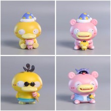 Pokemon Psyduck Slowpoke anime figure