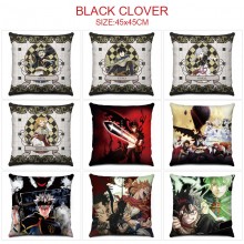 Black Clover anime two-sided pillow 45*45cm