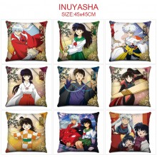 Inuyasha anime two-sided pillow 45*45cm