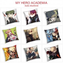 My Hero Academia anime two-sided pillow 45*45cm
