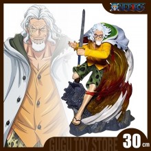 One Piece Silvers Rayleigh anime figure(can lighta...