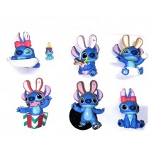 Stitch anime figures set(6pcs a set)(OPP bag)