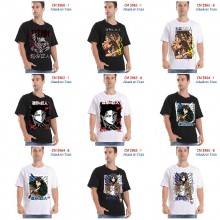 Attack on Titan anime short sleeve cotton t-shirt ...