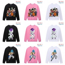 Dragon Ball anime long sleeve round neck thin cott...