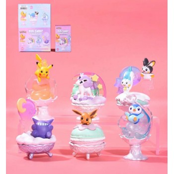 POP'n SWEET COLLECTION Pikachu anime figures set(6pcs a set)