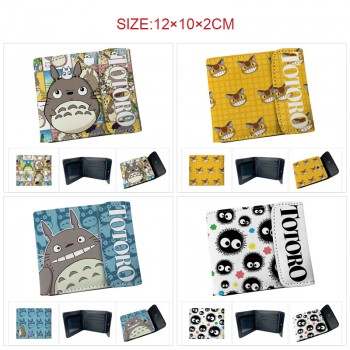 Totoro anime snap wallet buckle purse