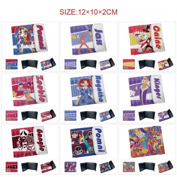 The Amazing Digital Circus anime snap wallet buckle purse
