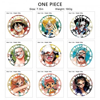 One Piece anime wall clock