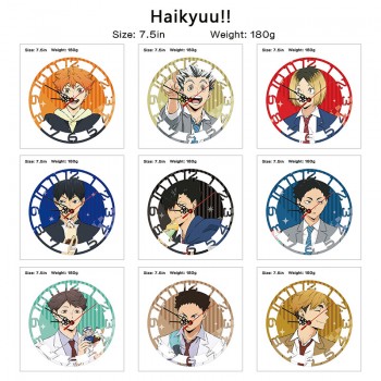 Haikyuu anime wall clock