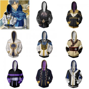 Fire Emblem game 3D printing hoodie sweater cloth zipper