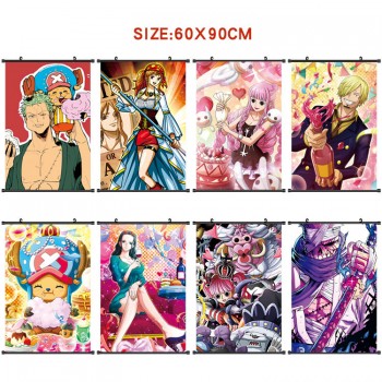 One Piece anime wall scroll wallscrolls 60*90CM