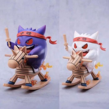 Pokemon Gengar rocking horse anime figure