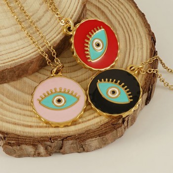 Evil eyes necklace