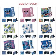 Stitch anime snap wallet buckle purse