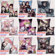 Demon Slayer anime two-sided pillow 45*45cm