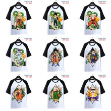 Dragon Ball anime raglan sleeve cotton t-shirt t shirts