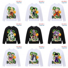 Dragon Ball anime long sleeve round neck thin cotton hoodies cloth