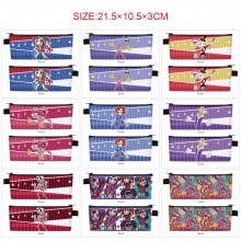 The Amazing Digital Circus anime PU zipper pen cas...