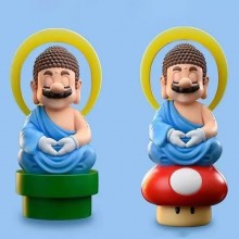 Super Mario Buddha anime figure