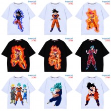 Dragon Ball 230g DTG direct injection short sleeve cotton t-shirts