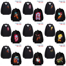 Dragon Ball anime zipper cotton long sleeve hoodies cloth