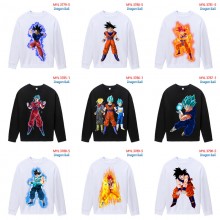 Dragon Ball anime long sleeve round neck thin cott...