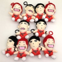 4.8inches Slam Dunk anime plush dolls set(10pcs a ...