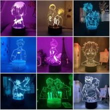 Haikyuu Anime Acrylic Figure 3D Lamp USB Night Light