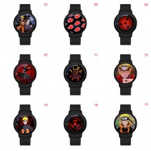 Naruto Sharingan anime touch LED watch waterproof