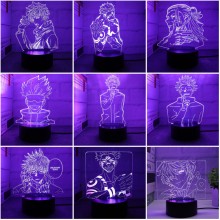 Jujutsu Kaisen Anime Acrylic Figure 3D Lamp USB Night Light